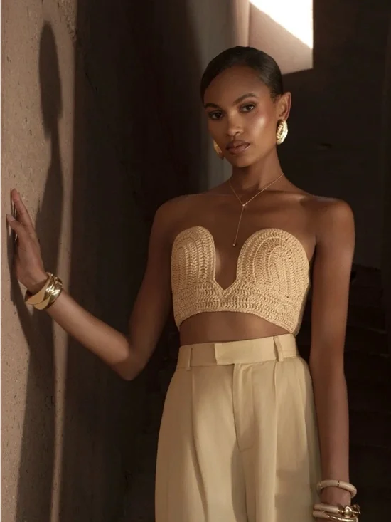 NWT textured bustier - Picture 10 of 10